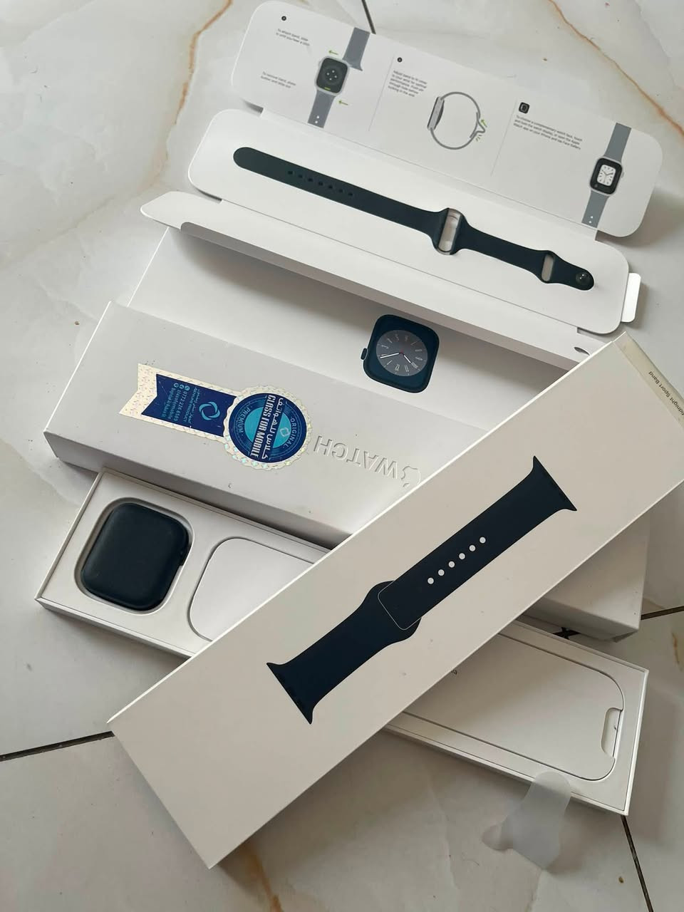 ساعه أبل ⌚️  Apple Watch Series 8️⃣

‎                       جيل 8️⃣🔥🔥
حجم  4️⃣5️⃣  ⛩️
               بطاريه  9️⃣8️⃣🔋👉👉👉
نظافه  9️⃣9️⃣💯💯 
كامل الملحقات الاصليه
مركز سيمو المايسترو دورة شارع الصحه
👉👉***********
اتصال 📞واتس اب /للحجز
توصيل لكل العراق
تابعني  🚀حتى يوصلك كلشي جديد يخص منتجات ابل
