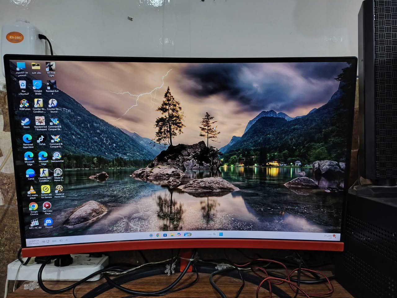 تجميعه كامله للبيع
معالج رايزن i5 5500

كارت شاشه 3070ti 8g Nvidia 

بورد 450 M Gaming 

باور سبلاي 750

رام ار جي بي 8×2 16

هارد ssd1tb ssd500 hhd500 

شاشه اسوس 180 hz

كيبورد كاربون 

ماوس ريد دراكون

سماعات كيمنك

سستم مضخم مع 3 سماعات 

يوبي اس Lazer 

سيت اب كامل نضافه فول السعر مليون و200

*********** العنوان بغداد الشعب
