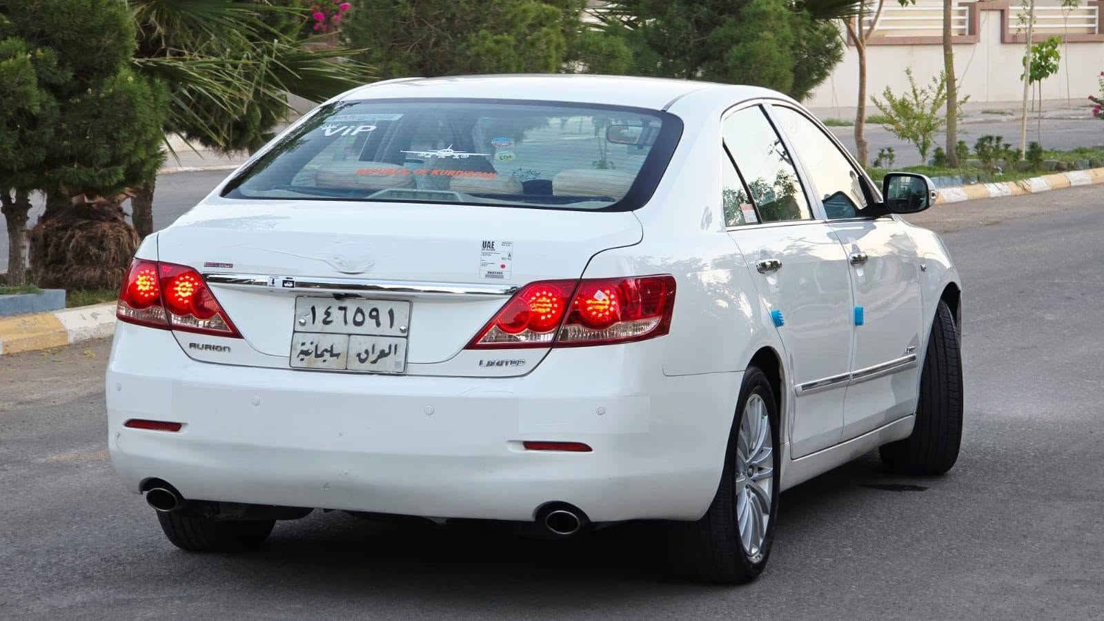 ***********
تيوتا اوريون خليجي  موديل 2007 محرك 6سلندر حجم 3500 كير اوتوماتيك مكفوله كفاله عامه من صبغ ماعدا البونيد بدون دواخل وبدون ايرباك رقم سليمانيه شرط التحويل او وكاله 
التفاصيل /
كيرو محرك شرط الصوت البخار 
تبريدقطعتين  ثلج منظومه جديده 
تخم تأثيرات جديد 
صدر امامي خلفي جديد 
شاشه كامره 
باتري جديد 
دواخل بيجي 
للستات زنون 
ويل كروم 
حساس خلفي 
برده خلفيه كهرباء 
بدأت نيكل 
دواخل صاج 
كوشن كهرباء 
اشاير بلمري 
كير عادي اوتو 
اخوان سياره بدون اي نقص سونار موجود مكان سياره 
ديالى /خانقين سعره ,,,,,,,,,,86
