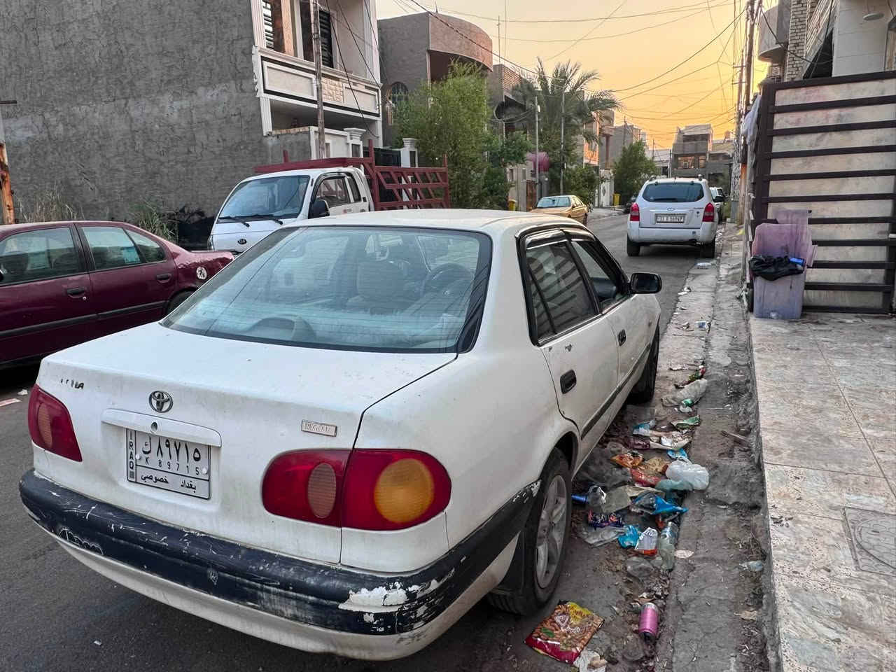 سلام عليكم جميعا
كورلا موديل 2000 
للبيع فقط فقط فقط 

السياره يرادلها صبغ وترتيبات بسيطه 
رقم بغداد ب اسمي 
السعر ٤٥ ورقه
مكانها بغداد شارع المغرب 
الرقم 
***********
