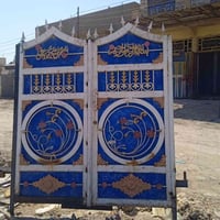باب شارع طلاكتين العرض 2 متر حديده درجه اولى جاهزه مناقصه شي حله شارع ...