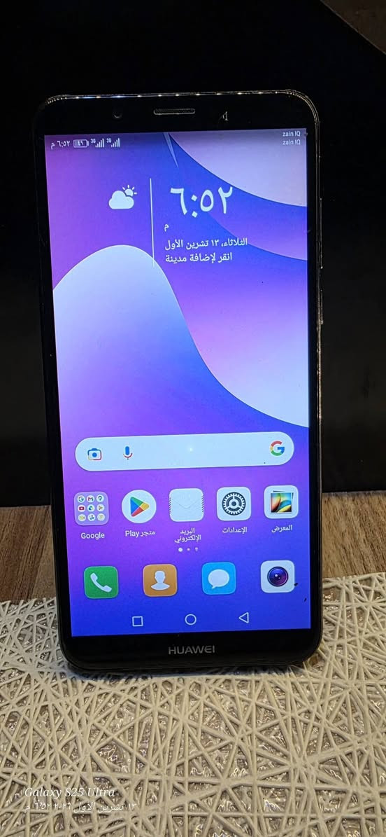 هواوي y7 برايم • ٣٢/رام3 • شاصي مكسور
