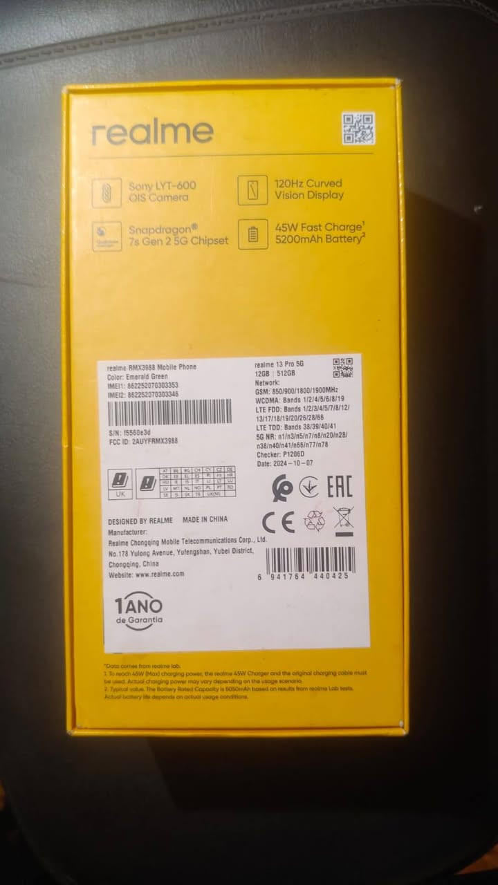 سلام عليكم جهاز realme 13 برو بي فطر بصيط سعره 275 او بي مجال رقم تلفون *********** بي واتساب
