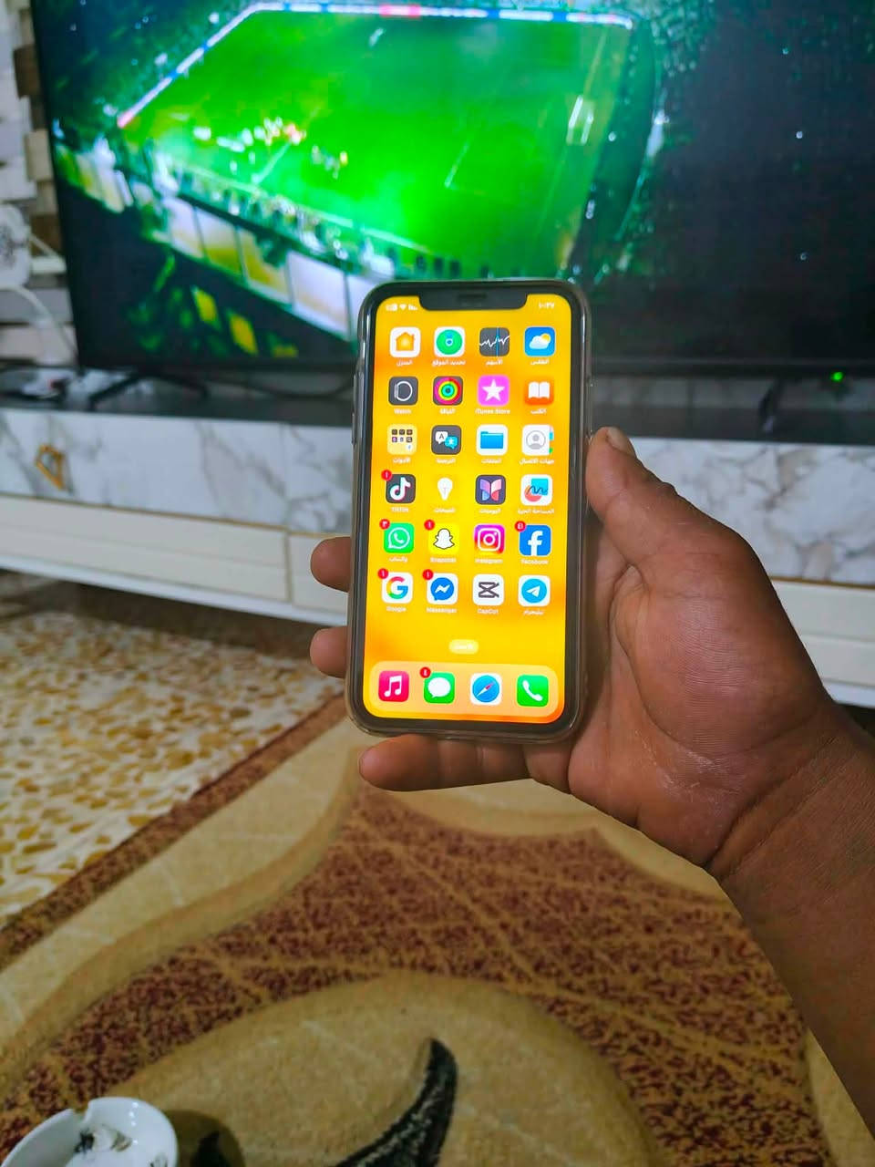 اكس ار
شرط كلو نورمال 
بطاريه 80
ذاكره 64
فقط ضهر مفطر 
من كلشي شرط ما مبدل شي وضع شركه 
سعر 180قفل ***********
