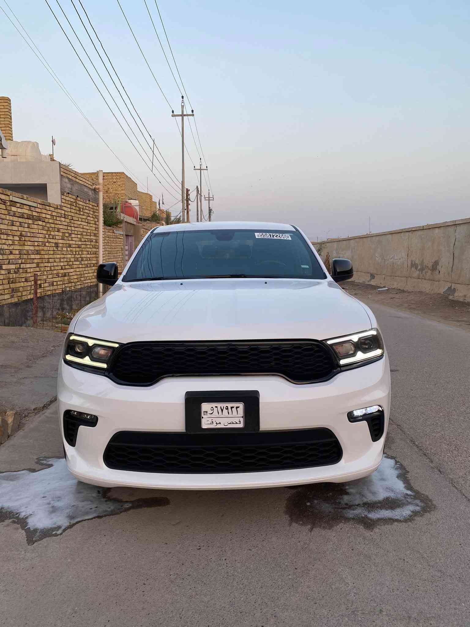 يالله السلام عليكم البيع دوج دورنكو 2026 دخول جديد شهداء رقمها بغداد نفس اليوم سويلك وكاله 
حادثها جوملغ وبنيد ايرباك دركه ودشبول فقط البقيه كفاله من الخدش سيار ماشيه 5000miفقط موصفاتها GTفول شاشه كبير شفتات سترين نضام سبورت حساس خلفي ستيرن تدفئه وبعد بيها هواي موصفات ما مذكور السعر 310 وبيها مجال رقم الهاتف *********** المكان الناصريه قضاء الفهود بيع فقط بدون مرواس وبدون قسط

نص مكتوب في الصور:
- 55872266