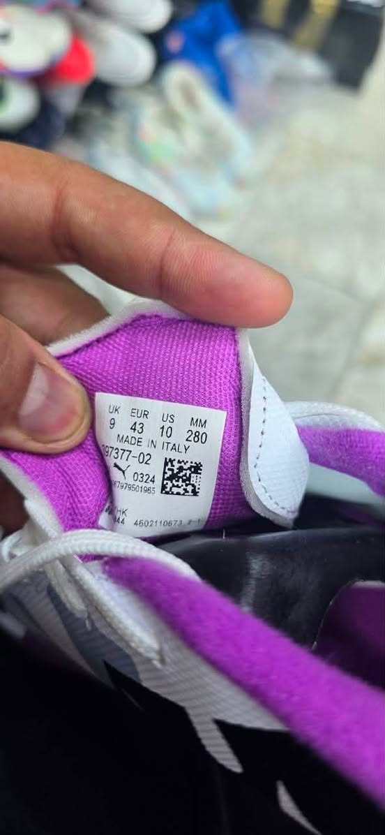 🔥 حذاء PUMA 🇮🇹 🔥
4 ألوان 😍 | قياسات 40–45

خياط داخلي وخارجي 👌

صناعة إيطالية 🇮🇹

كمية محدودة جدًا وبسعر كلش حلو 🔥

15 الف فقط🫣

📞 للطلب: ***********

#تجهيزات_الحمداني
