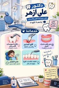 علاج مجاني • دكتور أسنان • جامعة الكوفة