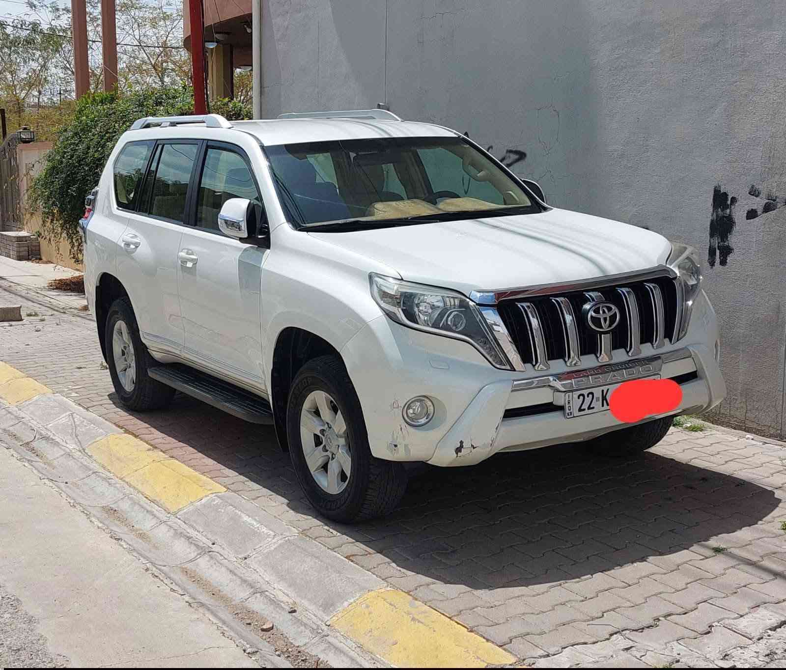 برادو للبيع موديل 14  مواصفات Txl
مكفولة من الصبغ عدا بارد أقل من شبر بالباب خلف السايق

وارد  ياباني شركة ساز 

سبعة راكب داخل لونين 

محرك 4

رقم اربيل دولي جديد سنوية جديدة 

كير محرك مفكولات محرك ما مفتوح 

ماشية 199 

سعرها 260 وبيها مجال 

للمعلومات اكثر اتصل على 

 ‏‪***********‬‏
