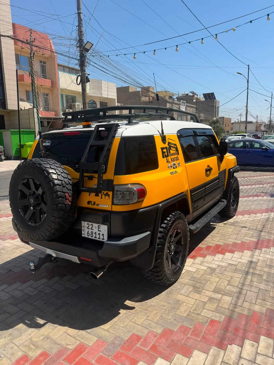 🔥 للبيع فقط | تويوتا FJ كروزر 2015 🔥

🚙 FJ Cruiser 2015 خليجي – فول مواصفات
📍 السيارة موجودة في بغداد
🎨 بدون صبغ

⭐ المواصفات والإضافات:
• محرك 6 سلندر V6 سعة 4.0 لتر
• دبل 4×4
• قير أوتوماتيك
• دفلوك خلفي
• A-TRAC
• Traction Control
• مثبت سرعة
• شاشة + كاميرا خلفية
• حساسات
• مواصفات خليجي فول

🛠️ إضافات وتعديلات:
• سيباية
• درج خلفي
• قمارة بشكل روز
• ستيرن سبورت
• تغيير وتعديل شكل الدواخل
• إضافات وتجهيزات أوف رود

🔥 سيارة مميزة ومجهزة، تجمع بين الفخامة والشكل الرياضي والأوف رود.

💰السعر 260 ورقة

📞 رقم صاحب السيارة:
***********

