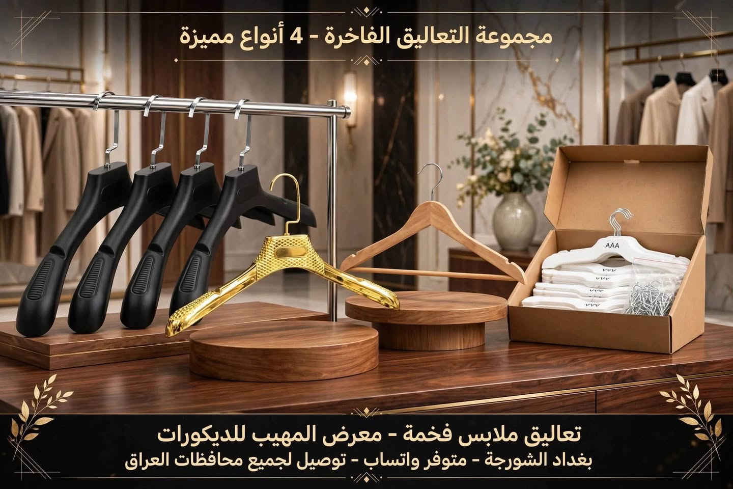 ستاند ملابس • تعاليق فاخرة • الشورجة بغداد