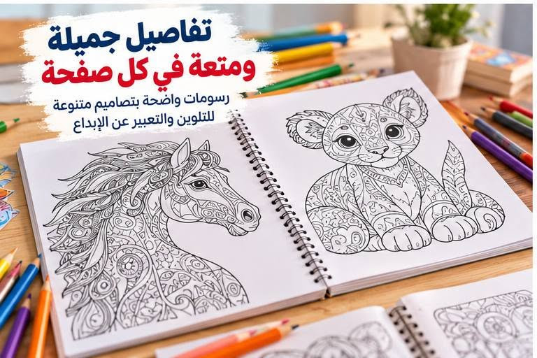 كل رسمة تبدأ بيضاء… والباقي يكمّله خيالهم. 🎨

دفتر تلوين RAMY
قياس A4، بـ20 ورقة ورسومات متنوعة بتفاصيل ممتعة، صُمّم ليمنح الأطفال مساحة أكبر للتلوين والإبداع وقضاء وقت أجمل بعيداً عن الشاشات.

ومن قلب بغداد، نصنع منتجاً عراقياً نهتم بتفاصيله من الورقة إلى الغلاف.
RAMY — مصنع عراقي للدفاتر منذ 1996
#صُنعت_بحب… لتُملأ بالألوان.

للمكتبات والموزعين: الكارتون 6 درزن
📍 بغداد – شارع الرشيد، مقابل شارع المتنبي، قرب جامع الحيدر خانة
📞 *********** | ***********

نص مكتوب في الصور:
- RAMY مصنع رامي للدفاتر منذ 1996 دفتر تلوين رامي رسومات متنوعة وابداع بلا حدود
- عالم من الرسومات ينتظر التلوين تصاميم متنوعة تناسب جميع الأذواق وتحفز الإبداع والخيال
- تفاصيل جميلة وممتعة في كل صفحة رسومات واضحة بتصاميم متنوعة للتلوين والتعبير عن الإبداع
- RAMY مصنع رامي للدفاتر منذ 1996 20 ورقة في كل دفتر قياس A4 مناسب للتلوين رسومات متنوعة وجذابة مناسب للأطفال وقضاء وقت ممتع بغداد : شارع الرشيد مقابل شارع المتنبي قرب جامع الحيدر خانه *********** - ***********