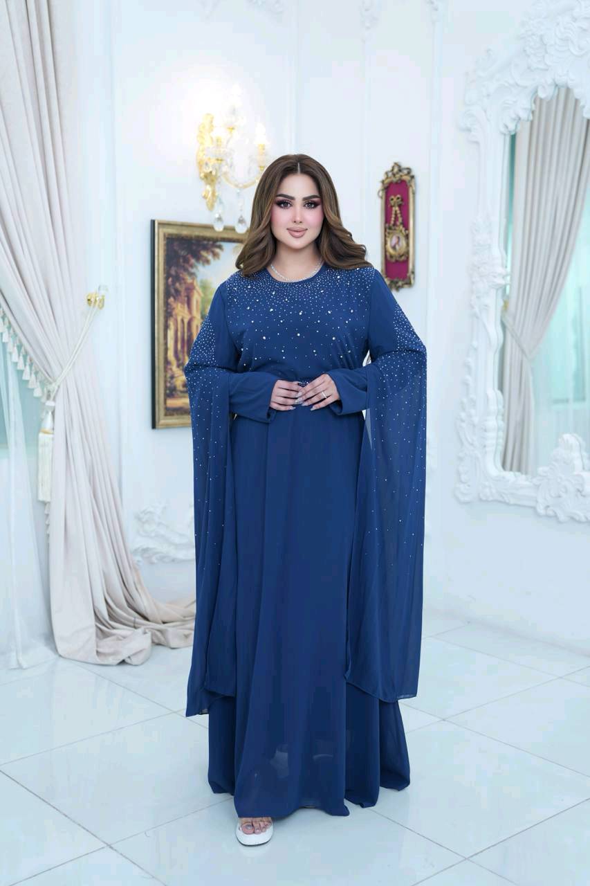 فستان اماراتي ❤️

✨الأقماش شيفون الأصلي مبطن💯
🪄الشغل كرستال حراري الأصلي مع كبس ليلو🪡🧵
🎗️مڪون من 2️⃣ قطع     
⤶قفطان
⤶حزام

🎗️قياساتـة : من وزن 60 الى وزن 120 
🎨🎨 الألوان :-
←اسود
←نيلي
←ماروني
←زيتوني
←تركوازي
←بنفسجي

💸السعر :- 50 مع التوصيل✅