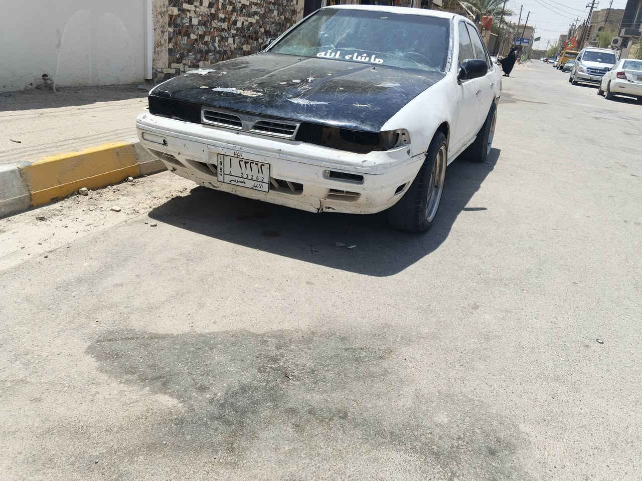 نيسان التيما 1994
رقم انبار ب اسمي وكاله عامه مطلقه
مكينه 2500 ففتي نوزلات وعقل 3000 كير عادي سوبر كلج براص جديد كلهن شادهن جدد من حاويه
حداديه اماميه وخلفيه جديده
كاردن قطعه وحده 
راديتر وفانات جدد
اكسن قفل دبلات رياضي سياره جاهزه وحلوه نقصه بس صبغ 
مكاني ناصريه 
سعر 23$ وبيه مجال حك جيه
***********
