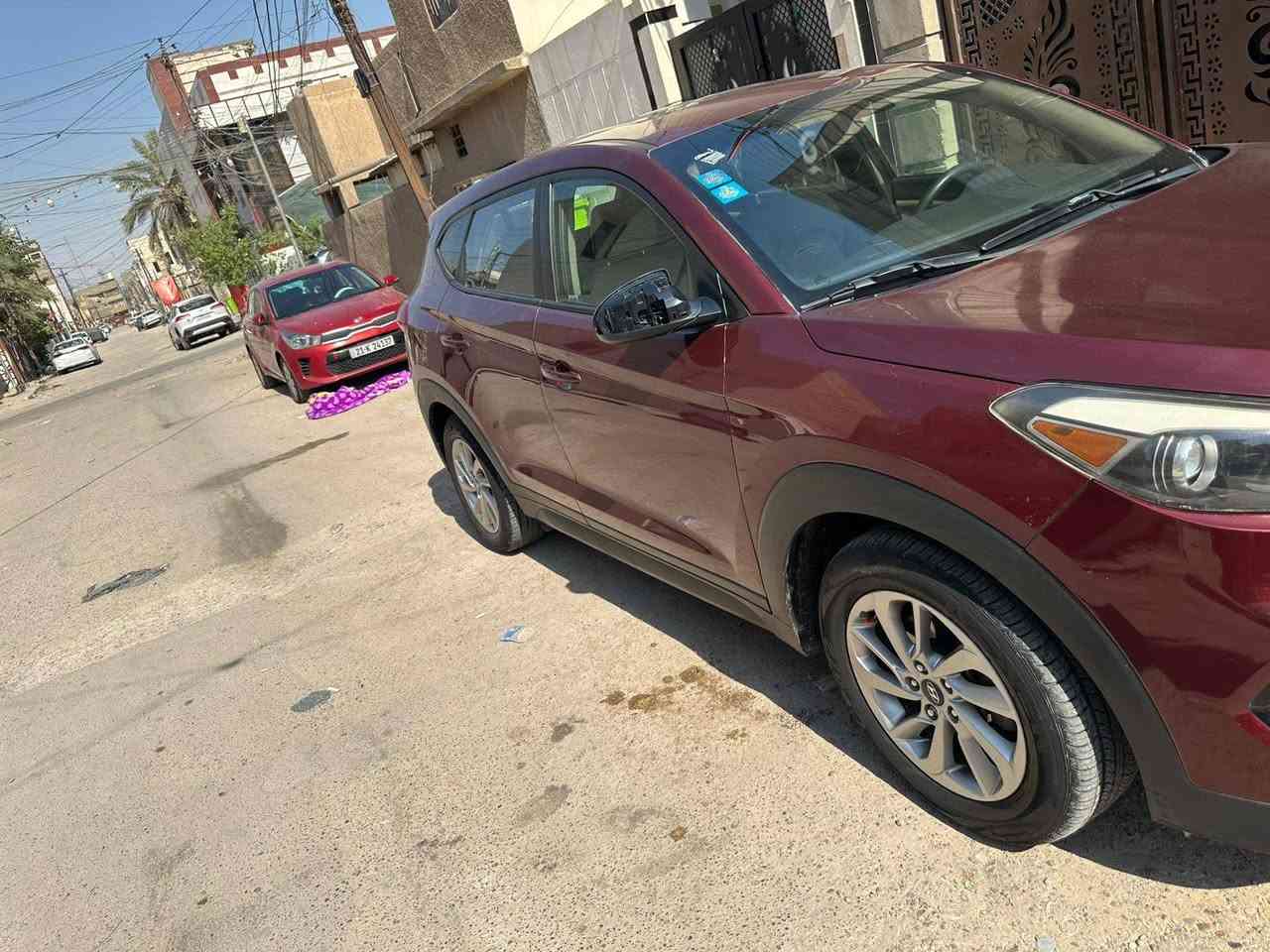 هونداي توسان وارد أمريكي لون كرزي 2016 رقم بغداد بأسمي بدون ايرباك بدون تبديل البنيد مصلحه نفس حادثة بالمنشور السعر 230$وبيه مجال الاتصال ***********
