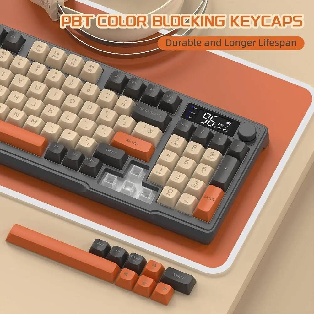 M96 Wireless Gaming Keyboard,
جديد وايرليس و بي شاشه 
و بي تحكم صوت و ميوت للصوت
و الشحن ايطول اسابيع 
السعر 20 الف مكان بغداد 
البياع اذا قريب توصيل عليه
ملاحظه بدون كرتونه 
متواجد واتساب 
***********
