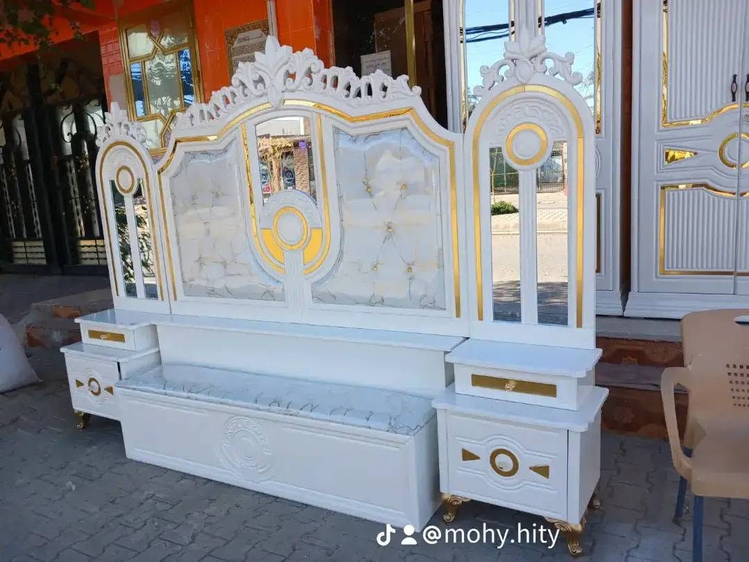 غرفه موديل تركي🙂🙂
 شغل نجار وصبغ (عراقي )
ب(1.900)☺️مليون وتسع مئه الف🏃‍♂️
مجمع الحاج صالح للاثاث
الانبار. هيت .حي المعلمين💯💯
***********
***********
