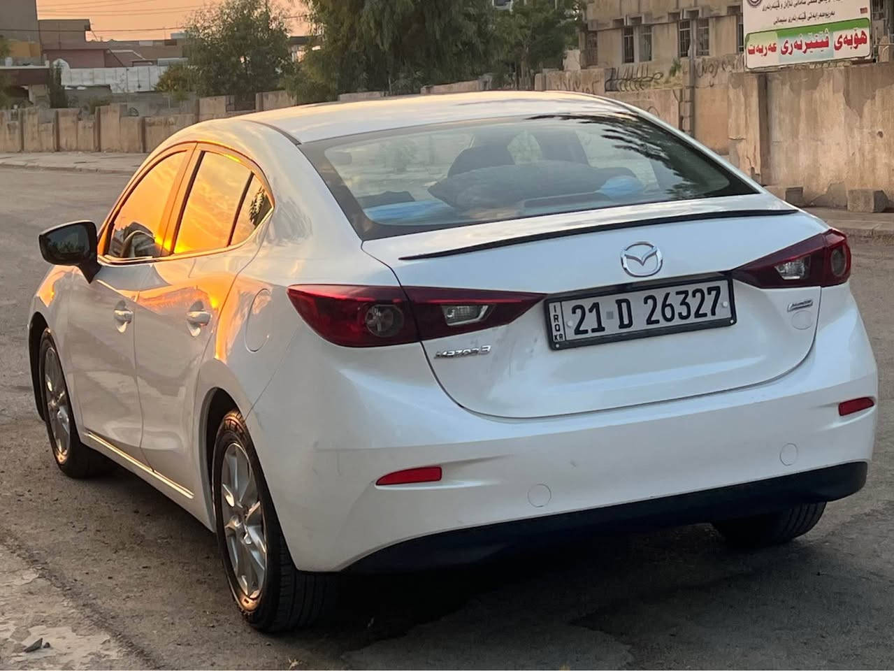 mazda zoom 3 2016
مواسەفات ئەمریکی و مەکینە۲٠
گێڕ ومەکینە و تەقەو ڕەقەی کامل بەشەرت
تازە سێرڤسی کامل کراوە 
هایدرۆلیک و ڕۆنی مەکینە ۱٠ ڕۆژە گۆڕاوە بە شەرتی دە فیتەر
سەیارەهی ماڵە
سەنەوی تازەیە تایەیی تازەیە ۱۳٠ میل ڕۆشتوە
تەحدید سرعە.و سوکان ڤۆلیۆم و شاشە
سیعری ۹۹$مەجالی برایانە
*********** ژ م ت.  خاوەنی
جوابی مەسج نادەمەوە
وێنەی حادیسەکەی نا هێنێ ئێرباگ بەس دەشبڵ نەتەقیوە ئەوانیکە سەستەمە کراوە
بۆنیدو چەمەلەخی سەکن بۆ یاخە وکەمێک ناوی گرتوە السليمانية, العراق
