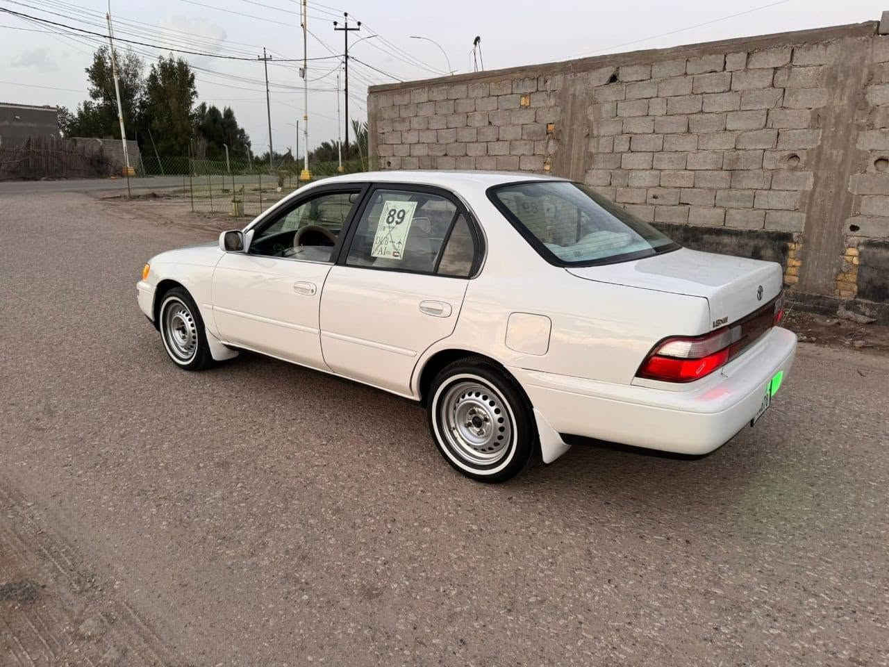 كورلا 92 كير جديد مكينه لاتنقيص ولا تبخير 1600 تبريد شغال
سياره صبغ عام مكفول من العيب الشرعي ولاصوليات وكص وضربه القويه سعرها ب63 بيها مجال معقول
سياره بسمي تريد مداور تريد وكاله 
خوان لمايعجبه سعر لا يخابر
مكان ناصريه ***********
