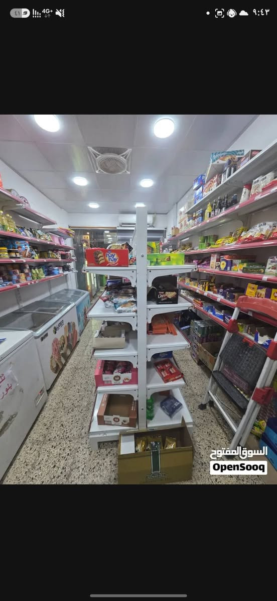 40قطعه رفوف جسرين تركي الثقيل 100×30 نظيفات مستعمل شي جدا قليل
وسطيه نظيفه ب 100 وبيها مجال بسيط
المكان بغداد نفق الشرطه 
***********

