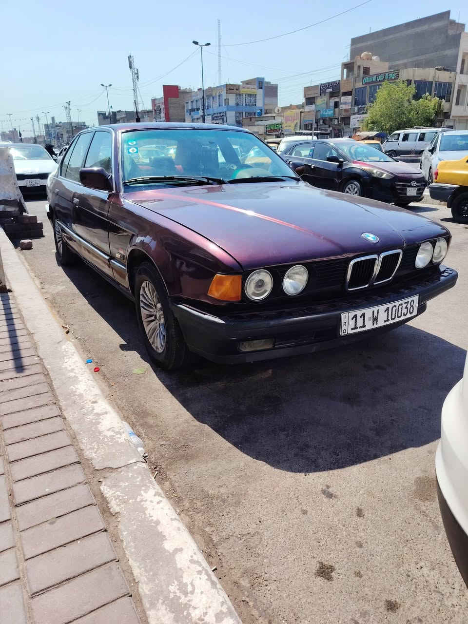 السلام عليكم BMW ٩١ بغداد بسمي هزه جديده كير محرك صدر جدد تبريد ثلج تخم تاير جديد سياره ناعمه السعر ٥٠ /***********
