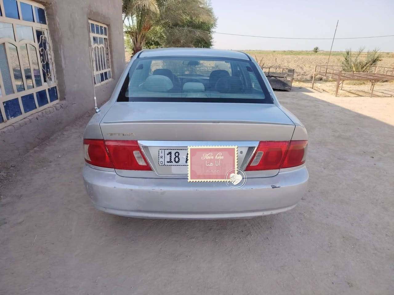 السلام عليكم
كيا اوبتيما موديل 2004
الرقم الجديد بابل وارد امريكي
مصبوغة عام للجمالية
كير ومكينة كلش حلوات
داخلها كلش حلوو. حدادية جديدة
يعني السيارة جاهزة من كلشي مرتبها علئ أيدي
السيارة بأسمي تاخذ تحويل مني
السعر ٦٢ وبيها مجال. اتصل بيك خير وتدلل
***********
الديوانية /قضاء المهناوية

نص مكتوب في الصور:
- I love here
- أنا هنا
- ١٩٠٩-٢٠٢١
- ١٩-٠٩-٢٠٢٦