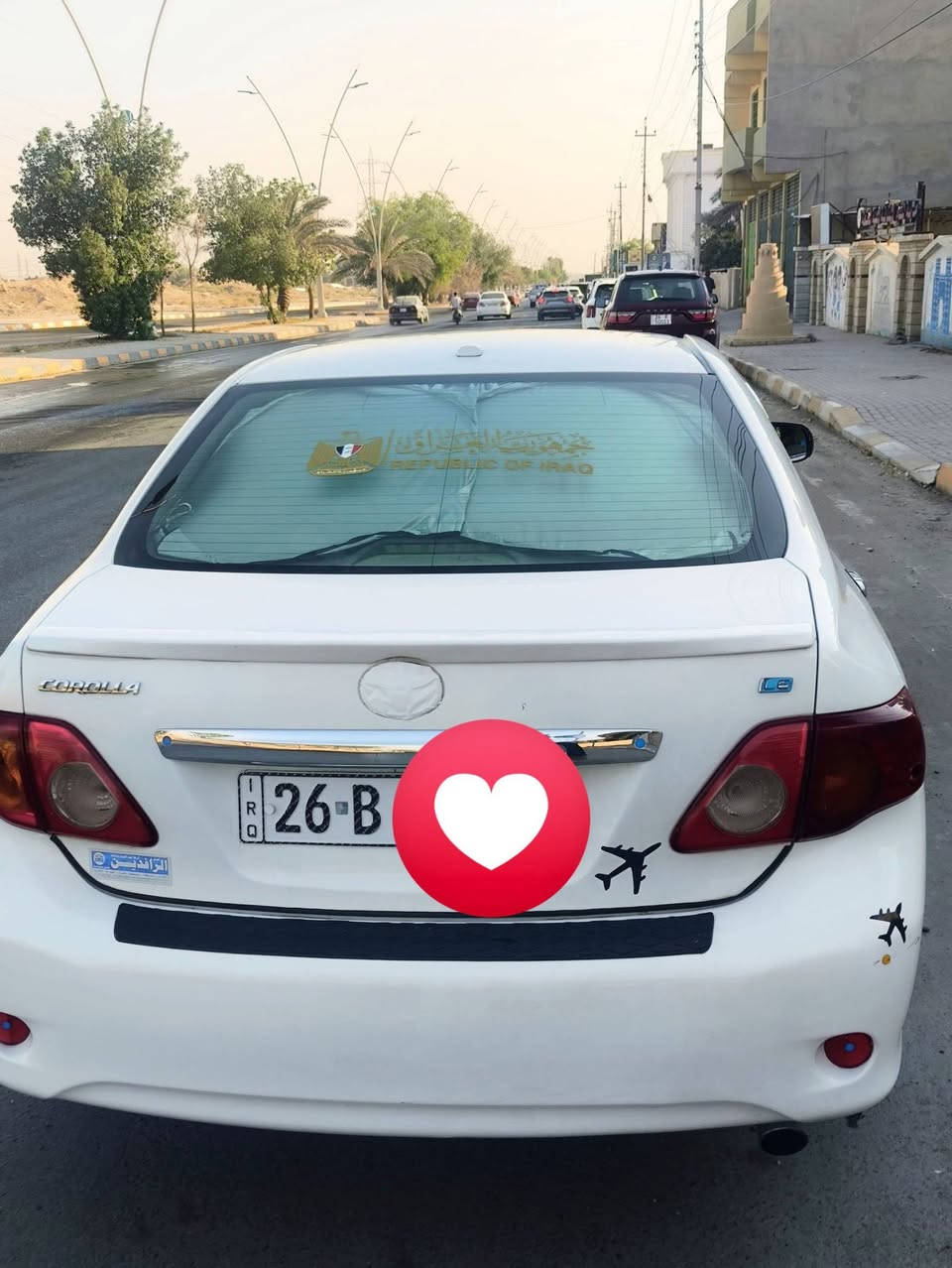 كورولا 9 كوارد امريكي السياره باسمي كل 31 قطعتين بيها جاملغ وبنيد ***********
