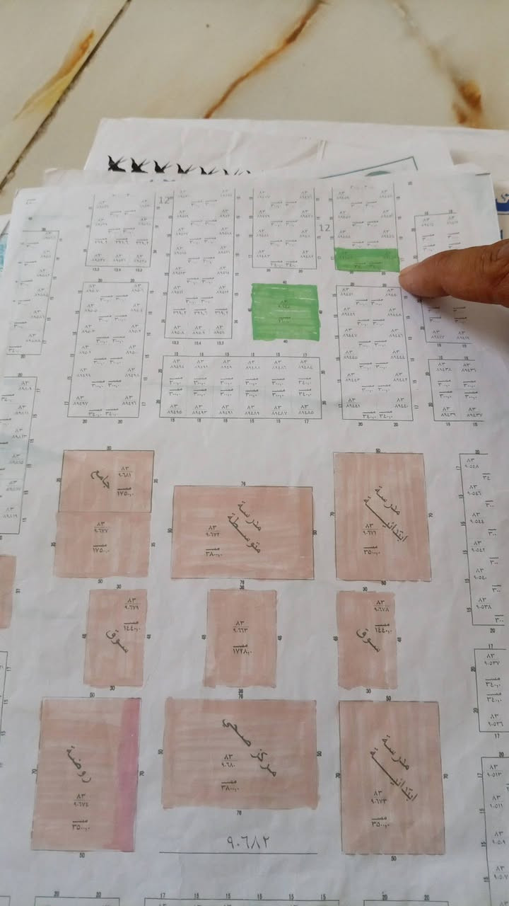 حي الوفاء • أرض • غير محجوزه
