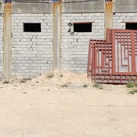 باب سياج • ٦ قطع • حديد ثقيل