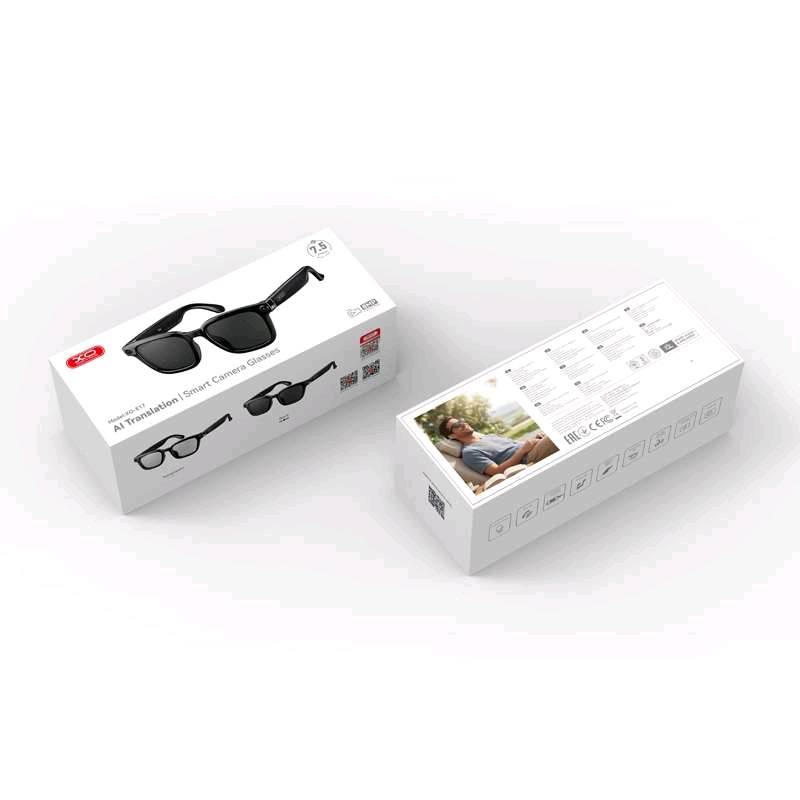 النظارات الذكية المدعومة بالذكاء الاصطناعي (XO-E17 AI Smart Glasses) من إنتاج شركة XO. تجمع هذه النظارة بين التقاط الوسائط، المساعد الصوتي الرقمي، وتجربة الاستماع المفتوحة.

 المواصفات التقنية الرئيسية

 الكاميرا والتصوير: تأتي النظارة مزودة بمستشعر كاميرا بدقة 8 ميجابكسل (بمستشعر IMX219 4P) لالتقاط الصور الثابتة وتسجيل الفيديوهات بشكل مباشر.
الذاكرة الداخلية: مساحة تخزين مدمجة بحجم 2 جيجابايت لحفظ لقطاتك قبل نقلها للتطبيق.
 الاتصال اللاسلكي: تدعم تقنية Bluetooth 5.3 لضمان استقرار الاتصال وسرعته مع الهواتف الذكية.
 الوزن والمواد: إطار خفيف الوزن للغاية يبلغ 42 غراماً فقط، مصنوع من مواد TR90 وPC المريحة للاستخدام الطويل.
البطارية والشحن: توفر النظارة 6 ساعات من التشغيل المستمر مع ميزة الشحن السريع المغناطيسي خلال ساعة واحدة.
 مقاومة الماء: معيار IP64 لحمايتها من الرذاذ والتعرق أثناء ممارسة الرياضة. 

الوظائف والميزات الذكية

الترجمة الفورية: تدعم النظارة عبر تطبيقها المخصص ترجمة فورية لأكثر من 50 لغة، حيث تحوّل النصوص المترجمة إلى صوت يُسمع مباشرة في النظارة.
مساعد الذكاء الاصطناعي AI: مدمجة مع مساعد صوتي ذكي لتنفيذ الأوامر دون الحاجة للمس الهاتف.
 صوتيات Open-Ear: مكبرات صوت مدمجة في أذرع النظارة تتيح الاستماع للموسيقى والمكالمات بوضوح مع إبقاء الأذن مكشوفة لوعي أفضل بالمحيط.
حماية العين: تأتي بعدسات تحمي من الأشعة فوق البنفسجية (UV400) والضوء الأزرق، كما يمكن استبدالها بعدسات طبية حسب الحاجة.

ضمان لمدة 18 شهر من وميض الذهب
السعر /90الف
للطلب او استفسار عبر خاص او انستا Turab_Store او رقم ‎***********
توجد خدمة توصيل لجميع المحافظات 5,000
