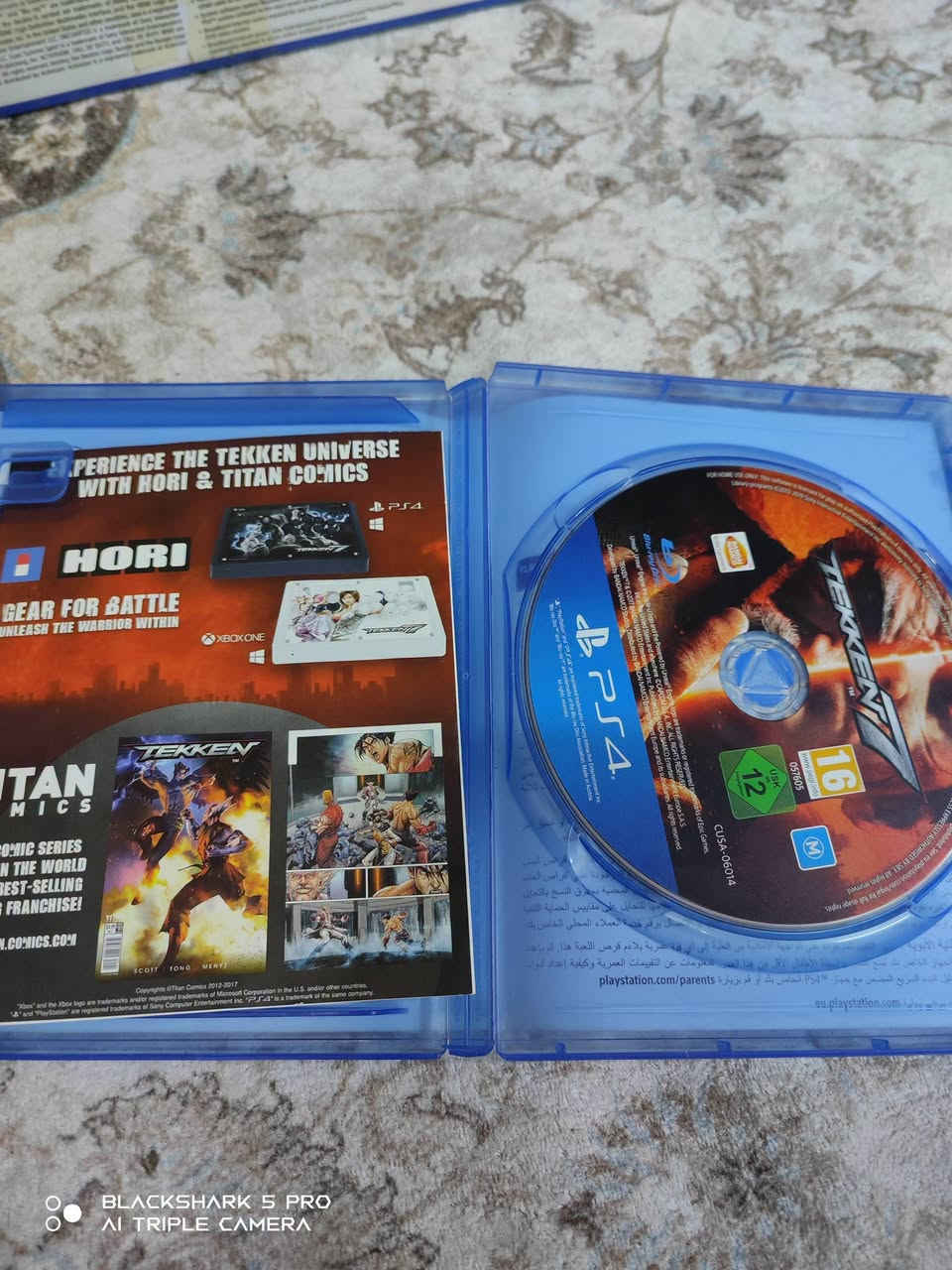 PS4 سليم • ٥٠٠جيجا • اقراص GTA V+TEKKEN ٧