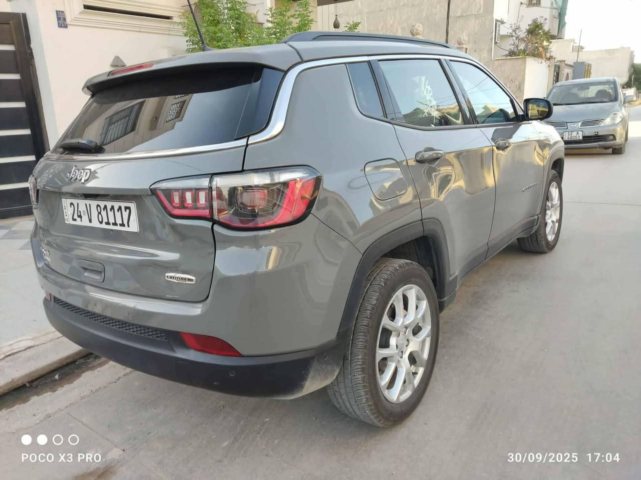 جيب كومباس 2023 وارد أمريكي ماشية  22000 ميل  حادثها جاملغ وباب يسار صور الحادث مرفقة فول مواصفات بصمة تشغيل بصمة أبواب كشنات جلد كهربائي مقعد السائق تحكم ستيرن مانع انزلاق تحديد مسار تشغيل عن بعد بيها بعد مواصفات مكينة 2000 تسارع بالمشي ممتاز كير حدادية تخم تايرات تبريد ثلج فور ويل  latitude lux السياره جاهزه  رقم دهوك تحويل مباشر السعر 169 ورقة بيها مجال بسيط مكان السياره بالموصل واتساب ***********

نص مكتوب في الصور:
- POCO X3 PRO 30/09/2025 06:47
- POCO X3 PRO 30/09/2025 17:04
- POCO X3 PRO 30.09.2025 16:59
- POCO X3 PRO 30/09/2025 16:59
- POCO X3 PRO 30/09/2025 16:58
- POCO X3 PRO 30/09/2025 17:03
- POCO X3 PRO 30/09/2025 21:08
- POCO X3 PRO 30/09/2025 17:51