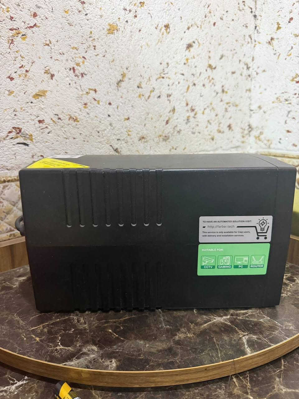 يو بي اس للبيع استخدام قليل 
سعره 90 بي مجال 
‏‪***********‬‏ اتصال
