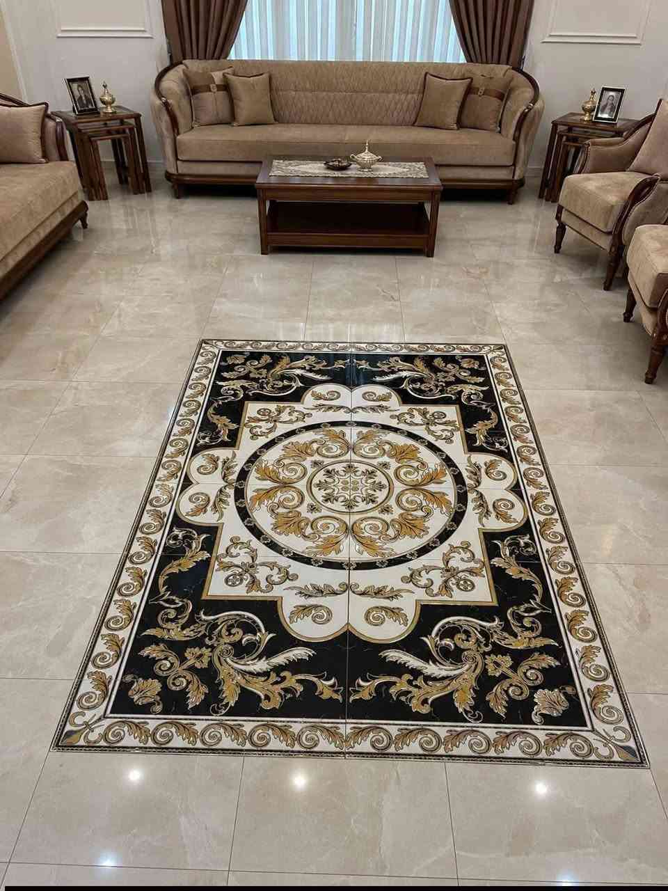 سجادات بورسلين • صيني • مذهب