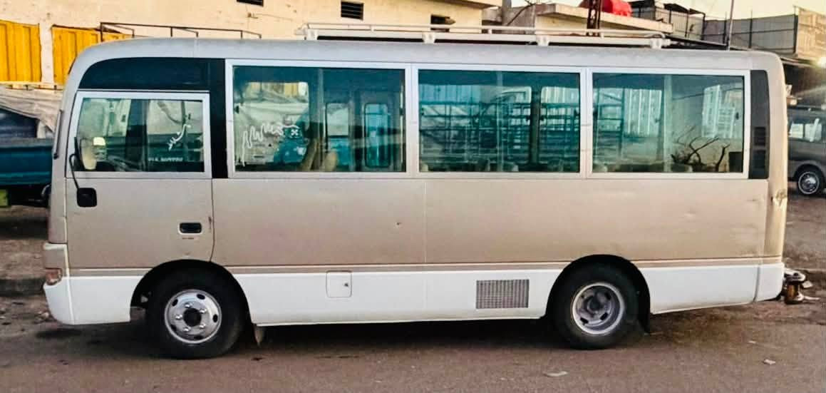 السلام عليكم كوستر نيسان فختيه ٢٠٠٤لبيع مكينه بطه وكير اوتماتيك امامي جوبلس سياره صفر غرامات ونقابه مكان بغداد سعره ١٢٠وبيه مجال استفسار خاص ***********

