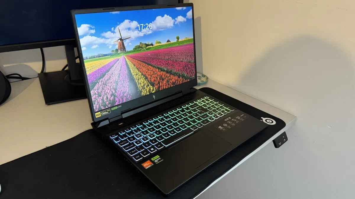 💻 Acer Nitro 17 Gaming
• CPU: AMD Ryzen 7 7840HS (هاوتا لەگەڵ Core i7-14th Gen)
• GPU: NVIDIA GeForce RTX 4050 6GB (140W)
• RAM: 16GB DDR5
• Storage: 512GB NVMe SSD
• Display: 17.3" FHD 165Hz

کوردی:
🖥️ خاوەنی شاشەیەکی گەورە و خێرا (17.3" 165Hz).
⚡ بە کارتێکی شاشەی زۆر بەهێزی 140 وات و پرۆسێسەرێک کە هاوتای Core i7 نەوەی 14یە.
🔋 زۆر کەم بەکارهاتووە (تەندروستی باتری 88%).
🌐 بۆ زانینی نرخ سەردانی ئەم لینکە بکەن:

https://igoiraq.com/ckb/l/acer-nitro-amd-ryzen-7-7840hs-jn7e5f447gbxan42xrg3afqyhh8fen8w

📞 واتسئەپ: *********** | 
🚕 گەیاندن بەردەستە

العربية (عراقي):
🖥️ شاشة كبيرة وسريعة (17.3 انش 165Hz).
⚡ كارت شاشة قوي جداً بقدرة 140 واط، ومعالج مكافئ لـ Core i7 الجيل الـ 14.
🔋 مستخدم حيل قليل (صحة البطارية 88%).
🌐 لمعرفة السعر يرجى زيارة هذا الرابط:

https://igoiraq.com/ckb/l/acer-nitro-amd-ryzen-7-7840hs-jn7e5f447gbxan42xrg3afqyhh8fen8w

📞 واتساب: *********** | 
🚕 التوصيل متوفر أربيل, العراق
