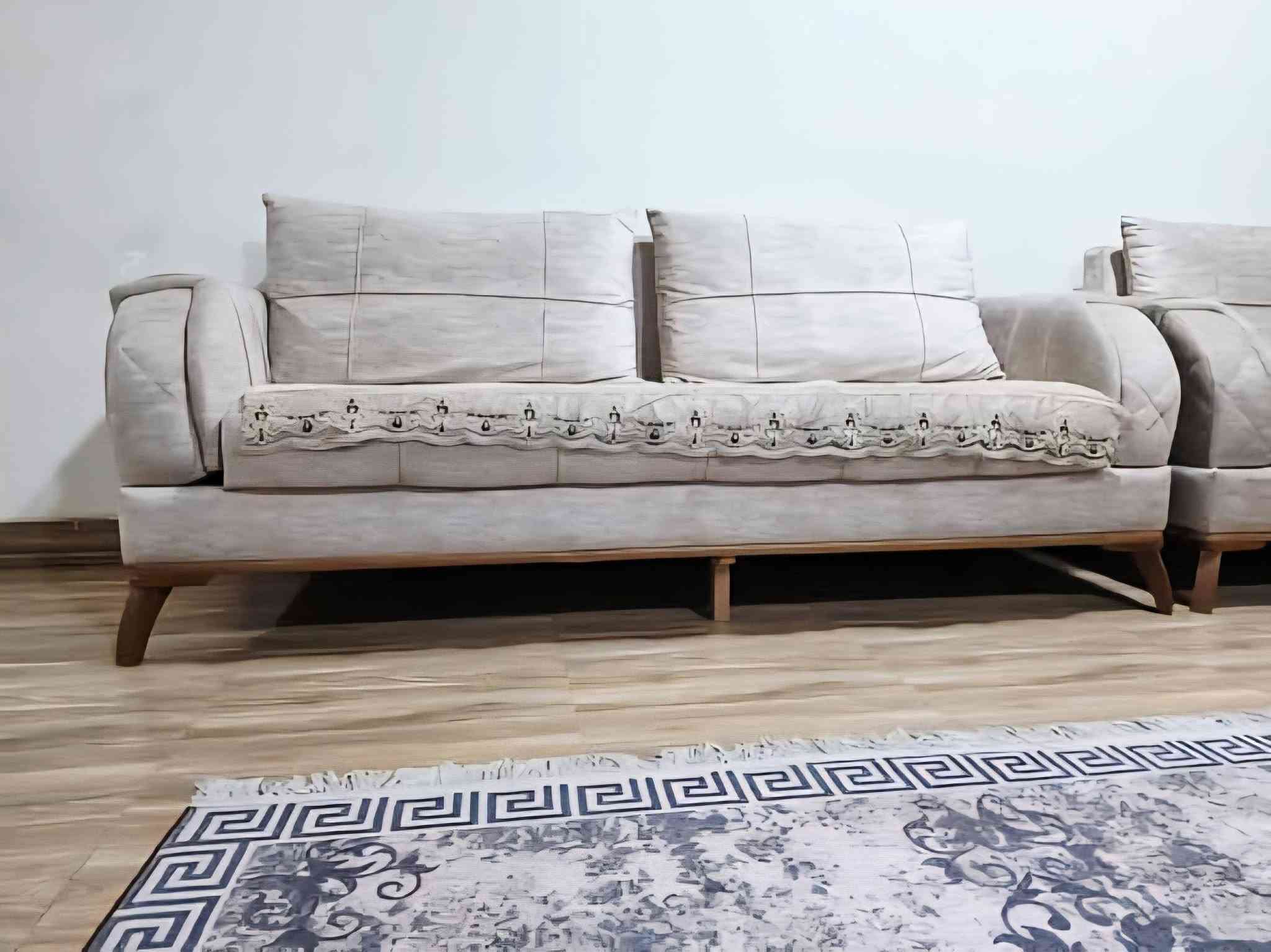 🛋️ للبيع طخم قنفات  أنيق ومميز ✨

طخم قنفات متكامل وأنيق، لون هادئ وفخم ومناسب للصالات والمجالس.
10 مقاعد 
🔹 قنفة ثلاثية عدد 2 
🔹 قنفة ثنائية 1
🔹 كرسيين مفرد 
🔹 قماش ناعم ومريح ووتر بروف 
🔹 تصميم راقي وأرجل خشبية
🔹 الحالة جيدة ونظيفة

💰 السعر 850 الف  وقابل للتفاوض للجادين
📍 المكان: البصرة / القبله 
📞 للاستفسار والتواصل: *********** 
فرصة حلوة للي يريد طقم مرتب وأنيق للبيت 🏠❤️
الصور حقيقية، والمعاينة خير دليل.

نص مكتوب في الصور:
- مناسب للبيت والمجالس للبيع طقم كنب أنيق ومريح طقم متكامل (كنبة ثلاثية + كنبة ثنائية + 2 كرسى) تصميم عصري وأنيق يناسب جميع الديكورات قماش ناعم ومريح بجودة عالية هيكل قوي ومتين للاستخدام الطويل حالة جيدة ونظيف مع بعض تفاصيل البسيطة فرصة مميزة لا تفوتها السعر مناسب والقابل للتفاوض للاستفسار أو المعاينة يرجى التواصل