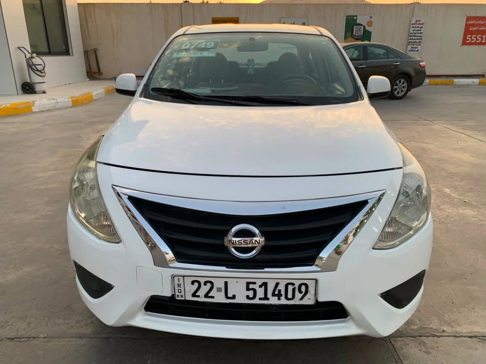 نيسان سني هندي بليته زركه موديل 2020 رقم اربيل تحويل مباشر السونار وكل تفاصيل داخل المنشور بيها بنيد مصبوغ وربع جاملغ سياره جاهزه كير ومحرك وتبريد مكفولات تخم تاير صدر جديد مابيها اي نقص السعر (93$) العنوان بغداد العامريه للاستفسار(***********) ماشيه154
