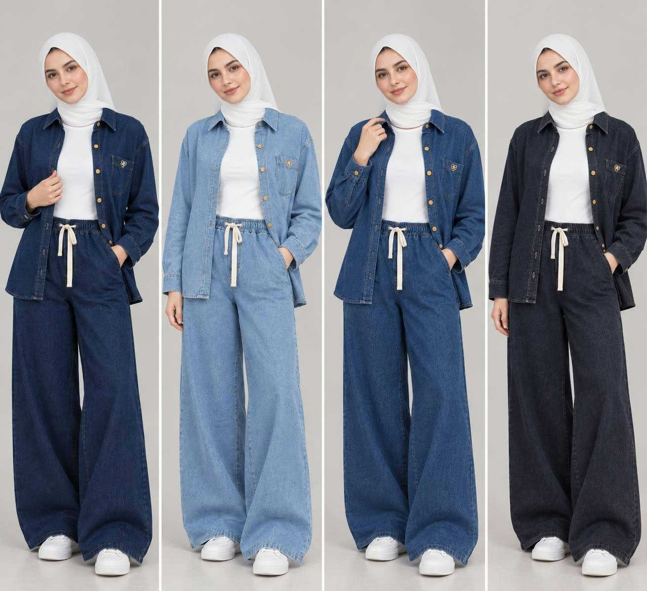سوت جينز • ٣ قطع • ELLE