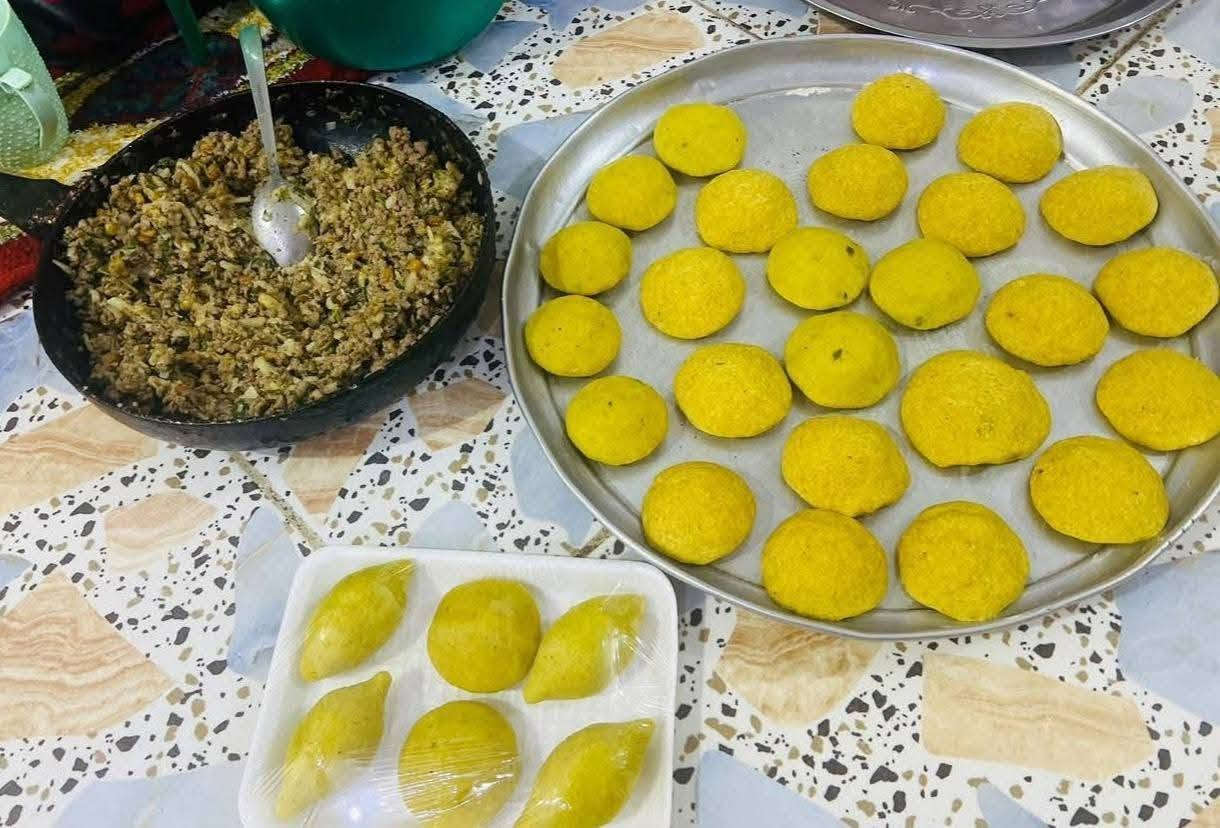 كبة جريش ٣٠ • بورك جبن ٤٠ • توصيل بغداد