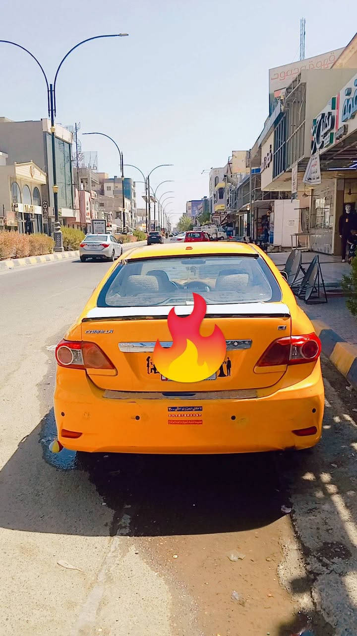 كورلا تكسي 10محدثه 13 كير ومحرك شرط السياره مامبدل بيها لو قطعه شطر بدون دواخل بيها سقف رقم انبار مشروع وطني الجديد السياره منضومة غاز السعر 85وبيها مجال الاستفسار اتصال خاص

نص مكتوب في الصور:
- BLACK ابن تكريت LOOK