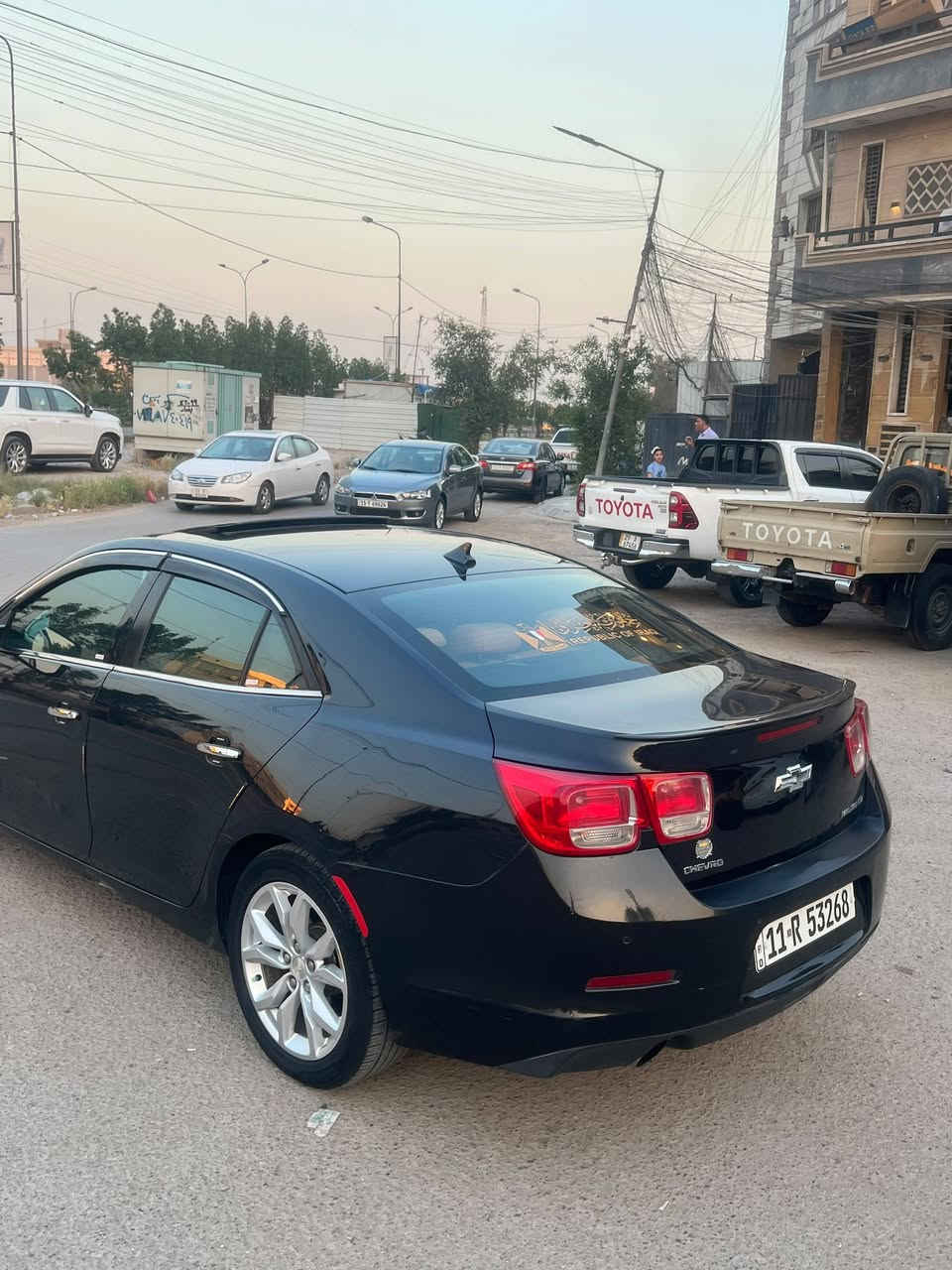 ماليبو ٢٠١٣ خليجي سياره كامله بدون نقص بيها بس قطعه صبغ فقط صبغ
باقي كله عل سونار موجوده صدر امامي خلفي 

تبريد ثلج 

محرك كير بلادي ٢٤٠٠ 

Ltz

فول مواصفات كامير حساسات سعر 75قفل مكاني بغداد الغزاليه 

***********

