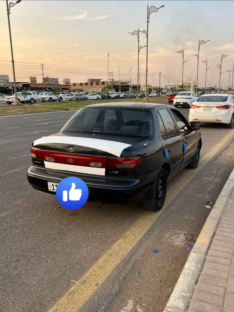 كيا سيفيه للبيع موديل 95محرك مسكر كير اتوماتيك كير ومحرك مكفولات حداديه جديده تخم تايرات جديد سنويه لل٢٩تحويل مباشر العنوان واسط صويره رقم الهاتف ***********السعر ٣٠وبي مجال بسيط
