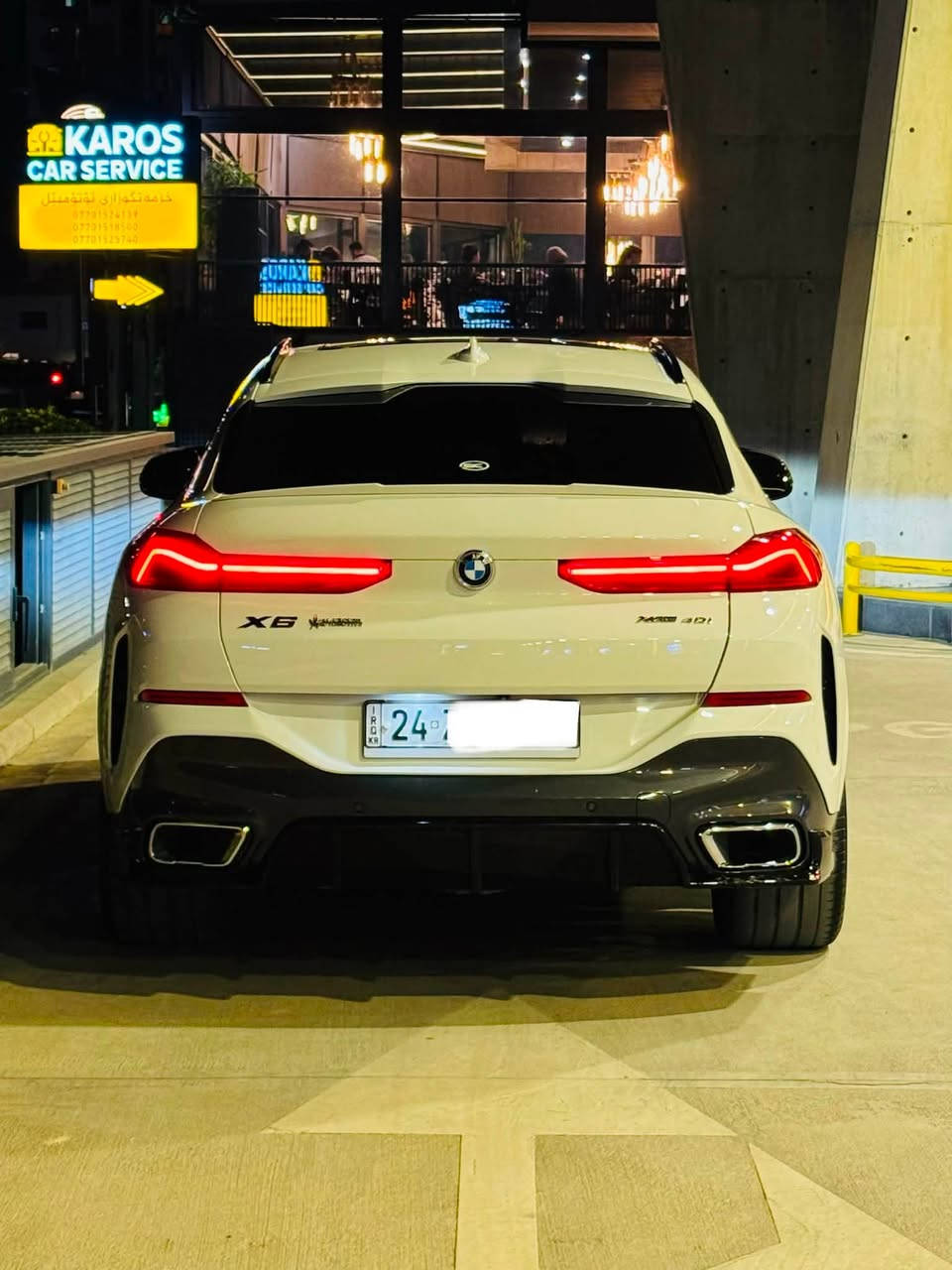 BMW X6 M package 2021 
خليجي وكالة العروش
محرك V6 3000 TWIN TURBO
‼️انسب سعر بكل العراق *********** اتصال
👈المواصفات
✅سقف بنوراما sky lounge
✅داخل احمر ( تدفئة و تبريد و ميموري و كهربائي)
✅رادار جبير و حساسات
✅لايتات ليزر
✅داتاشو
💵٥ كامرات
✅بردات
✅عطر بالدشبول
✅‏M بكج بلادية
💵انضمات قيادة بيها ( sport - sport plus - sport individual - comfrot - eco - eco pro - comfort plus)
✅شاشات خلفية بلادية
✅تحكمات كامل ستيرن
💵كير كرستالة
✅انارات داخلية تتغير الالوان
💵تدفئة تبريد كلاصات
💵شفتات ستيرن
💵ميموري كشن السايق
✅و بعد هواية مواصفات متنذكر
✅سستم صوت هارمان كاردان
👈بيها بخ فقط باب خلفي وره السائق فقط 
👈السيارة مغلفة ppf كامل 
👈السيارة كل سيرفساتها بالشركة و مسويلة 
👈كماليات M competition و مصرف عليها 🔥
رقم دهوك . وجاهزة تحويل مباشر 
العنوان :  سليمانية 
للاستفسار والتواصل واتساب
***********

