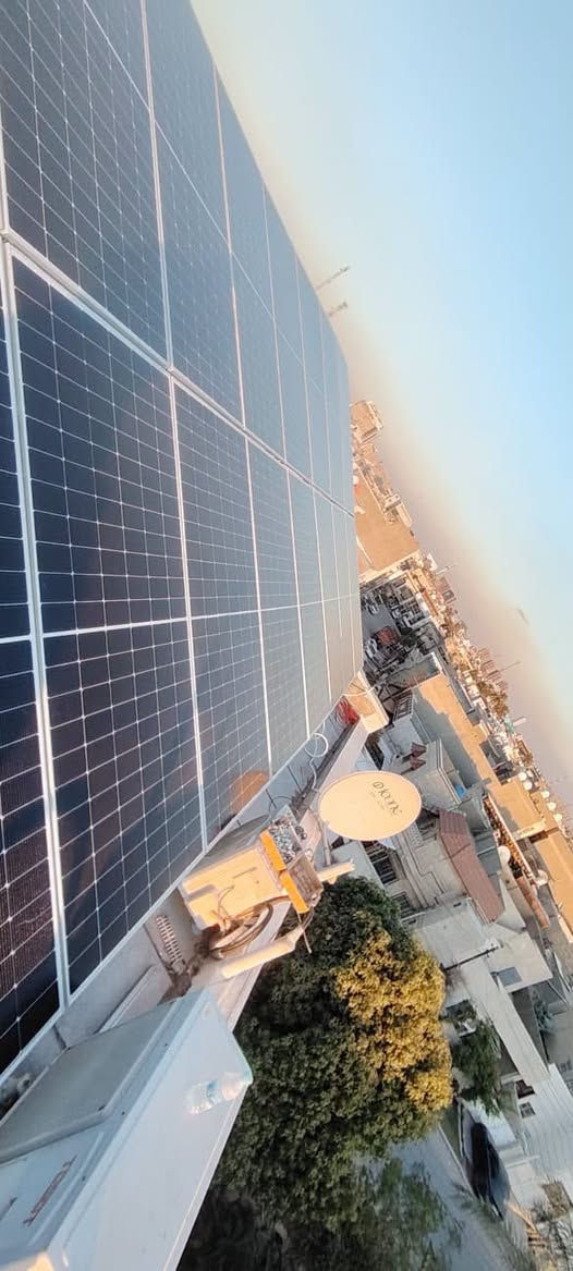 ألواح LONGi 620W×١٦ • بطاريات ITEL 16kWh×٢ • انفرتر ITEL 8kW