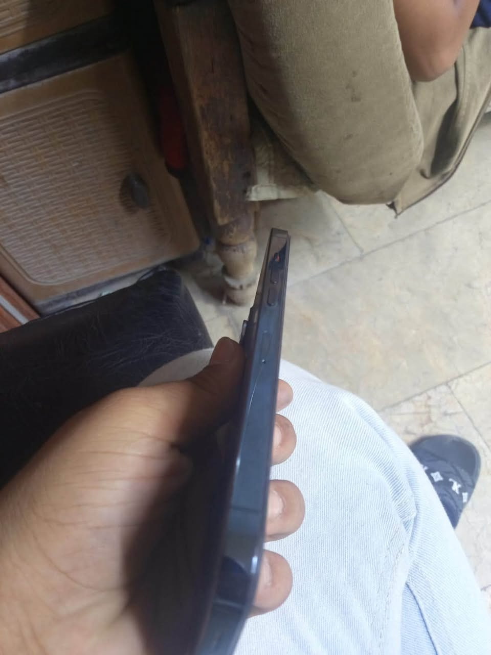 سلام عليكم ايفون 12برو ماكس ذاكره 128مدل شاشه وبطاريه امانت الله شاشه مبدله 70نوعيه وسط بطاريه45يعني نوعيات حلوه مرتبه امانت الله الجهاز بي فطر بل ضهر بطاريه 100جهاز سعره 350وبي مجال حك جيه رقم ***********
