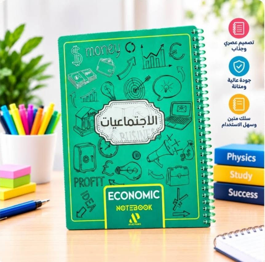 #مكتبه_الانوار

سجل مواد سيم بلاستيك 
اشكال مميزه ورق ابيض 70 غرام

العنوان قضاء سومر مجاور المستوصف القديم 
مقابل ازياء ميثم العوادي
او ازياء ثابت العوادي 
#بأداره_عواد_كلف_السعدي
#لتواصل_ويتساب_***********

نص مكتوب في الصور:
- تصميم عصري وجذاب
- جودة عالية ومتانة
- سلك متين وسهل الاستخدام
- معك في كل مذاكرتك
- تصميم عصري وجذاب جودة عالية ومتانة سلك متين وسهل الاستخدام