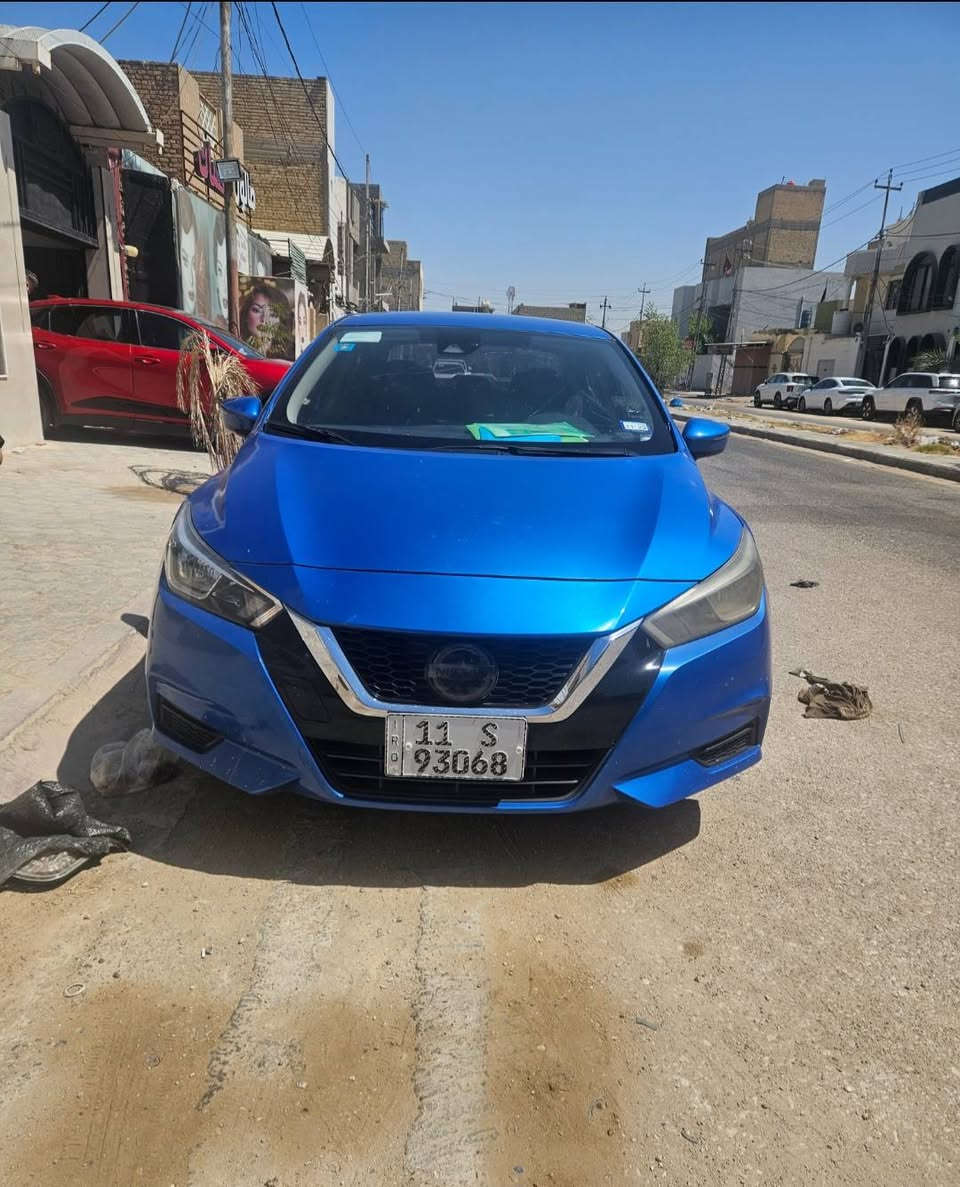 للبيع نيسان فيرسه موديل ٢١ رقم بغداد مشروع وطني ماشيه ٧٠ الف وارد امريكي حادث جاملغ وبنيد السعر شده وبيه مجال اي ستفسار خابر على رقم *********** مكان نجف
