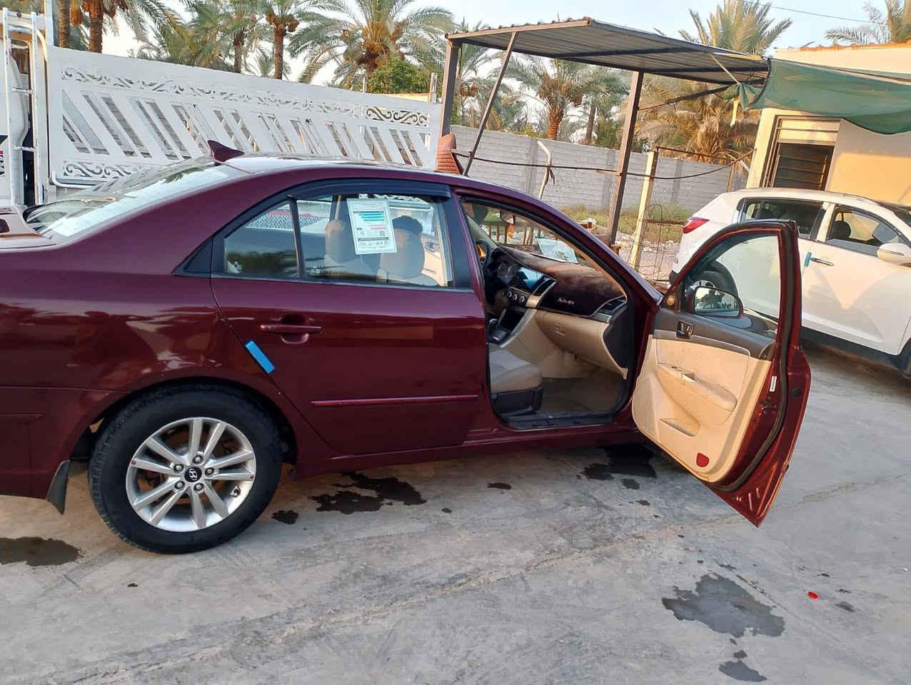 سوناته 9 مريكي مصبوغه عام سياره بيه طخه بصيطه بل جنطه ولبقي مكفوله سياره رقم بغداد دولي مكان ديوانية الحمزه الشرقي  ***********.   
مكينه 2400 دوش بيه بخار سعره قفل 73
