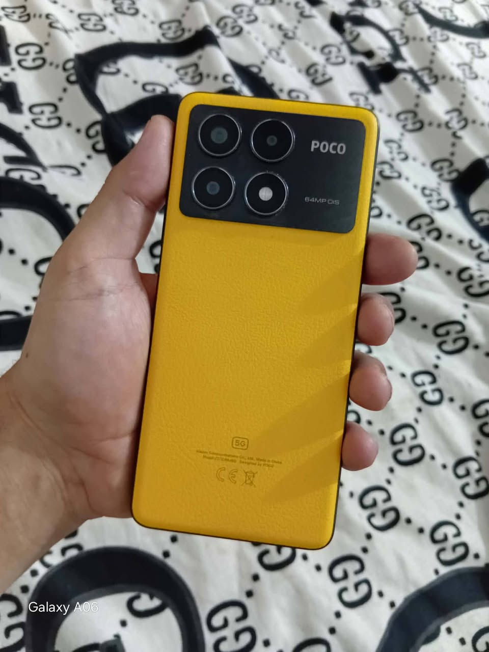السلام عليكم
بوكو x6 برو جهاز مكفول سعرة 250 للتواصل 
***********

نص مكتوب في الصور:
- Galaxy A06