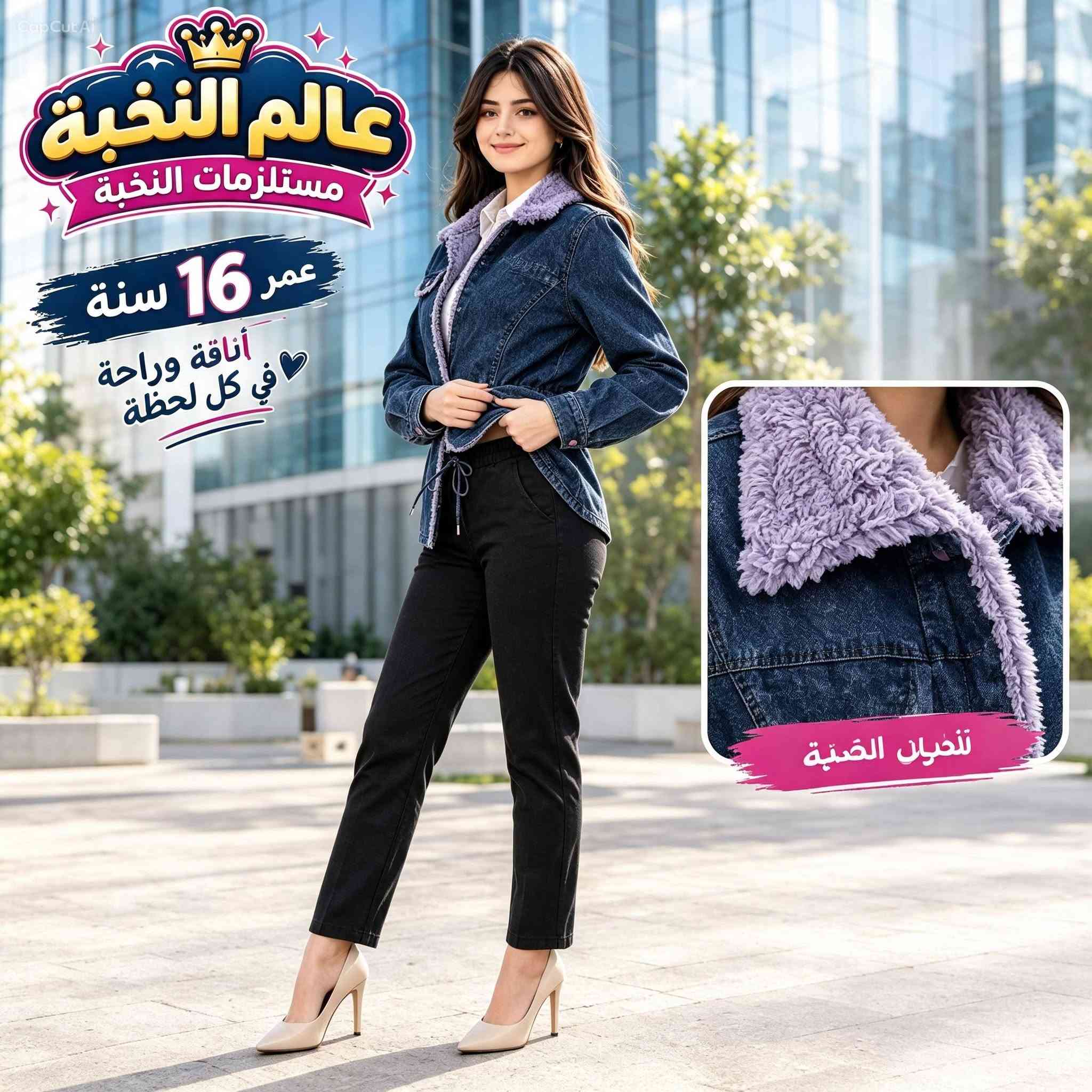 السلام عليكم... 
عالم النخبة مرحبا بكم 
الاستفسار والحجز  ***********
  الخدمات توصيل جميع محافظات العراق  وتوصيل بغداد

نص مكتوب في الصور:
- CapCut AI عالم النخبة مستلزمات النخبة عمر 16 سنة أناقة وراحة في كل لحظة موديل عصري بجودة عالية لأنك تستحقين الأفضل قماش جينز مريح وناعم جودة عالية ومتانة تصميم عصري وأنيق مناسب للاستخدام اليومي تفاصيل التصميم جاكيت جينز عالي الجودة ياقة فرو مريحة وناعمة أزرار أمامية أنيقة تصميم عصري يخصر محدد جيوب جانبية عملية مناسب للفصول الباردة والمعتدلة الخامة المستخدمة قماش جينز متين مع بطانة فرو ناعمة لتوفير الدفء والراحة الألوان المتوفرة اتصل وواتساب *********** العراق - بغداد
- CapCut AI عالم النخبة مستلزمات النخبة عمر 16 سنة أناقة وراحة في كل لحظة قماش جينز مريح وناعم جودة عالية ومتانة تصميم عصري وأنيق مناسب للاستخدام اليومي تفاصيل التصميم جاكيت جينز عالي الجودة ياقة فرو مريحة وناعمة أزرار أمامية أنيقة تصميم عصري بقصر محدد جيوب جانبية عملية مناسب للفصول الباردة والمعتدلة الخامة المستخدمة قماش جينز متين مع بطانة فرو ناعمة لتوفير الدفء والراحة الألوان المتوفرة اتصل و زاتساب *********** العراق - بغداد لأنك تستحقين الأفضل عالم النخبة مستلزمات النخبة ياقة فرو ناعمة التفاصيل دقيقة أزرار أنيقة وعصرية جيوب عملية
- CapCut Ai عالم النخبة مستلزمات النخبة عمر 16 سنة أناقة وراحة في كل لحظة من الخلف ❤ موديل عصري بجودة عالية ❤ لأنك تستحقين الأفضل تفاصيل التصميم ❤ جاكيت جينز للنعومة ❤ سحاب لسهولة الارتداء والخلع ❤ جاكيت ألوان جميلة النخبة لبيجتي عالم النخبة مستلزمات النخبة اتصل وواتساب *********** العراق - بغداد
- CapCut AI عالم النخبة مستلزمات النخبة عمر 16 سنة أناقة وراحة في كل لحظة تفصيل الخياطة
- CapCut Ai عالم النخبة مستلزمات النخبة عمر 16 سنة أناقة وراحة في كل لحظة قماش جينز مريح وناعم جودة عالية ومتانة تصميم عصري وأنيق مناسب للاستخدام اليومي تفاصيل التصميم جاكيت جينز عالي الجودة ياقة فرو مريحة وناعمة أزرار أمامية أنيقة تصميم عصري بخصر محدد جيوب جانبية عملية مناسب للفصول الباردة والمعتدلة الخامة المستخدمة قماش جينز متين مع بطانة فرو ناعمة لتوفير الدفء والراحة الألوان المتوفرة اتصل و واتساب *********** العراق - بغداد موديل عصري بجودة عالية لأنك تستحقين الأفضل ياقة فرو ناعمة تفاصيل دقيقة أزرار أنيقة وعصرية جيوب عملية